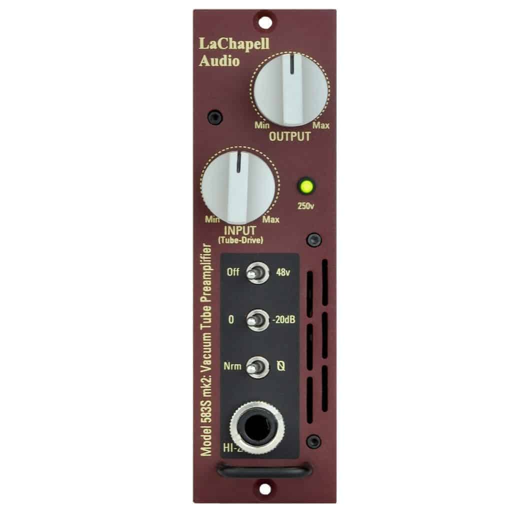 LaChapell Audio 583S 500 Series Tube Microphone Preamp Front Image