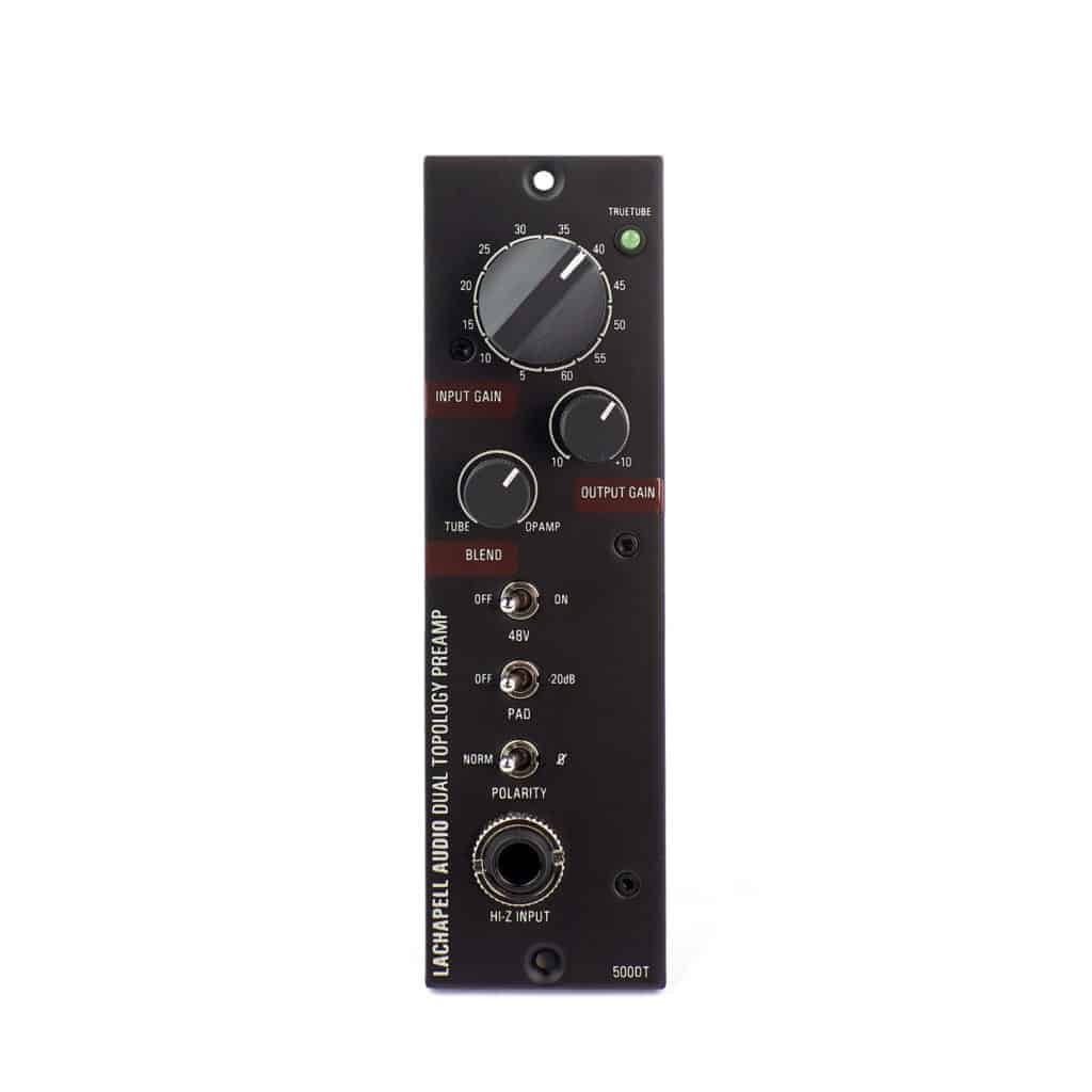 500DT Dual Topology 500 Series Tube And Solid State Mic Preamp - Front
