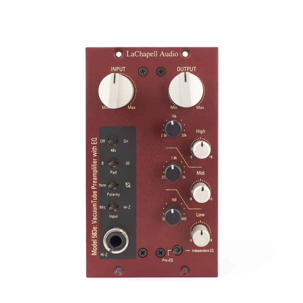 583e 500 Series Tube Preamp With Integrated EQ Front Image